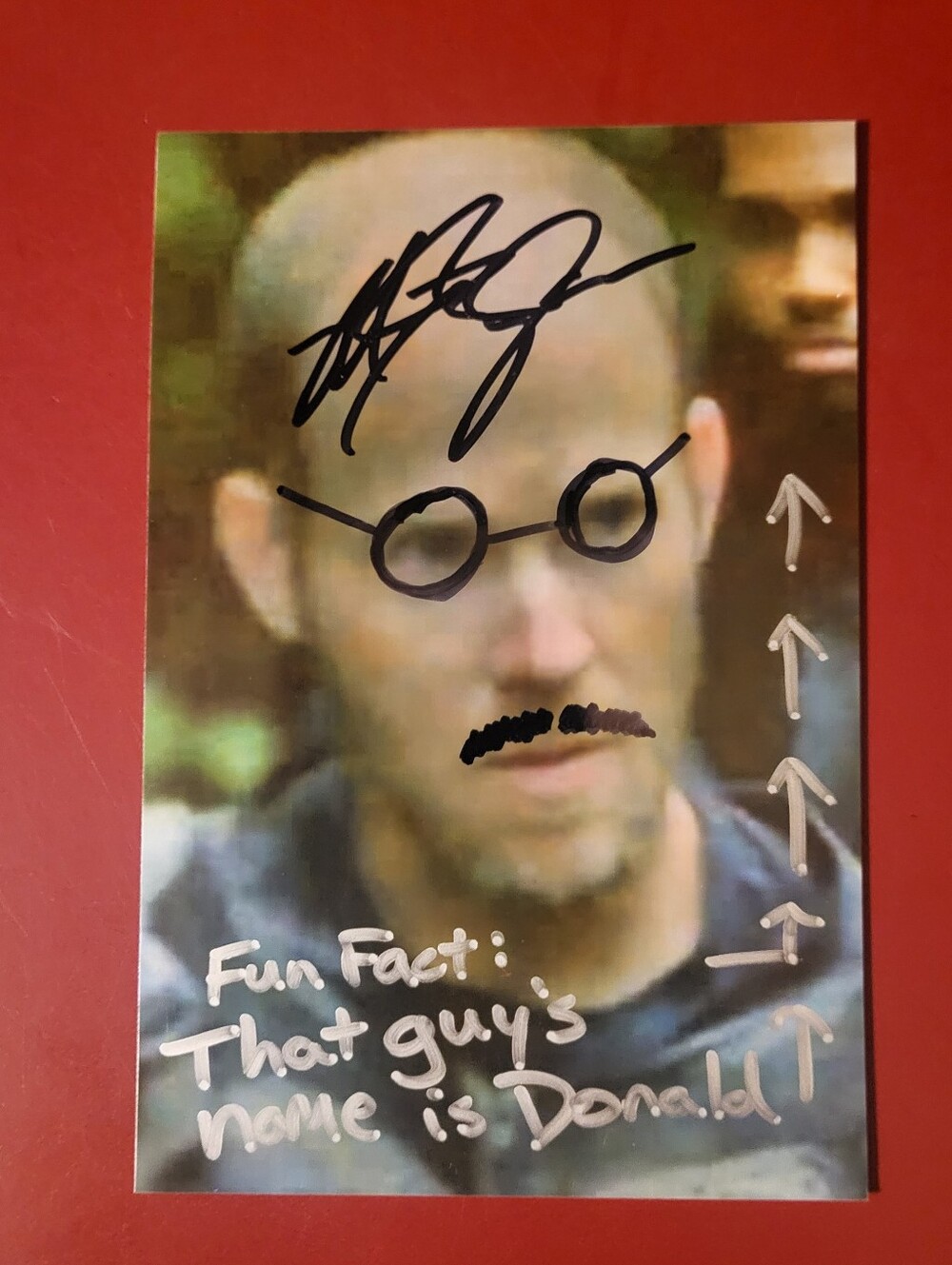 Matt Grogan Stranger Things The Walking Dead Hand Signed 4x6 Autograph